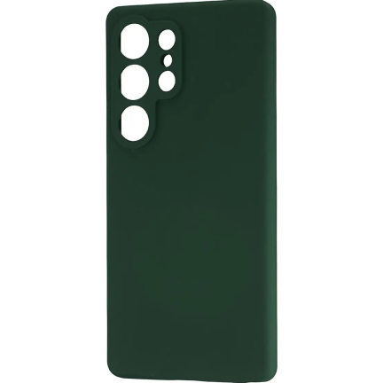 Чехол Samsung S25 Ultra Silicone Cover Dark Green Green (Зелёный)