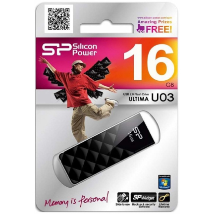 USB Накопитель Silicon Power Blaze B20 16GB Black