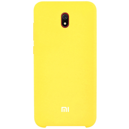 Чехол Xiaomi Redmi 8A Silicone Cover Yellow Red (Красный)