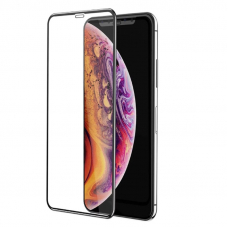 Защитное стекло 3D для iPhone X/XS/11 Pro Черное (Тех.Упаковка)