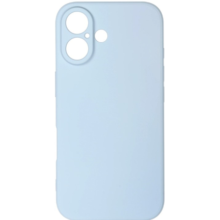Чехол iPhone 16 Silicone Case 360 light blue light blue (Голубой)