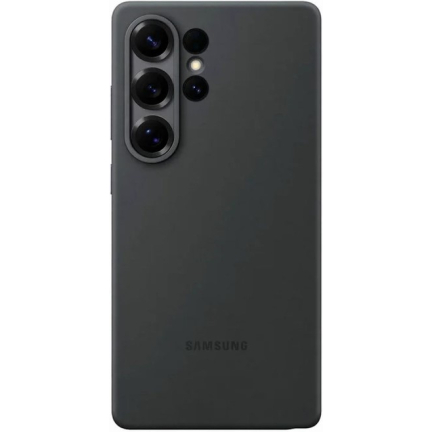Чехол Samsung S25 Ultra Silicone Cover Black Black (Черный)