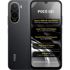 Купить Xiaomi Poco C81 4/64GB Elite Black (Global) Xiaomi Poco C81 4/64GB Elite Black (Global)