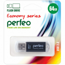 USB Накопитель Perfeo E01 64GB Black