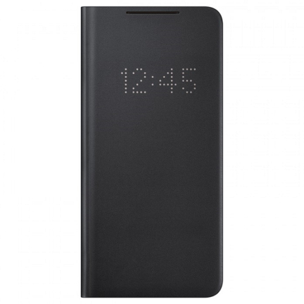 Чехол-книга Galaxy S21 Plus LED View Cover Black Black (Черный)