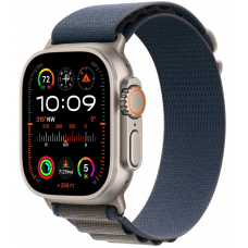 Apple Watch Ultra 2 49mm Alpine Loop Blue / Titanium Case