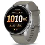 Garmin Venu 4 - 45 mm Silver with Silver Grey Silicone Band  (010-03014-01)