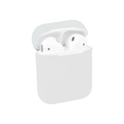 Чехол AirPods 1/2 Silicone Case White White (Белый)